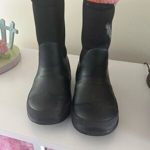 Black Ankle Hunter Boots 9c